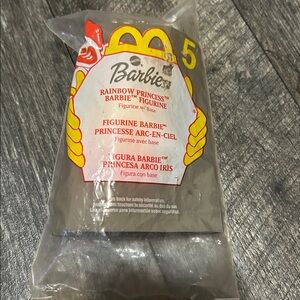 McDonald's Barbie #5 2000 rainbow princess Barbie Happy Meal Toy
